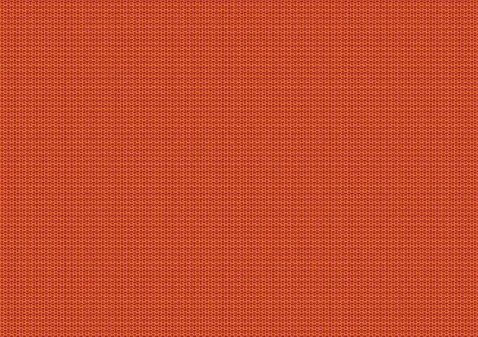 Échantillon de tissu California de couleur orange corail avec un tissage texturé serré.