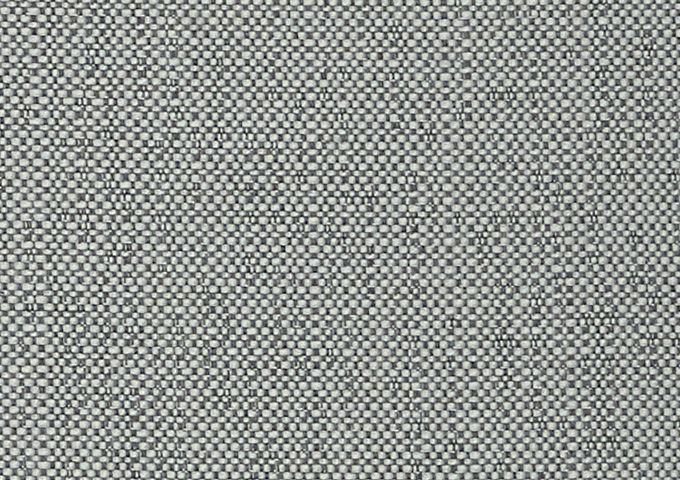 Gros plan de tissu Sunbrella Savane gris nimbus clair avec un tissage moucheté uniforme.