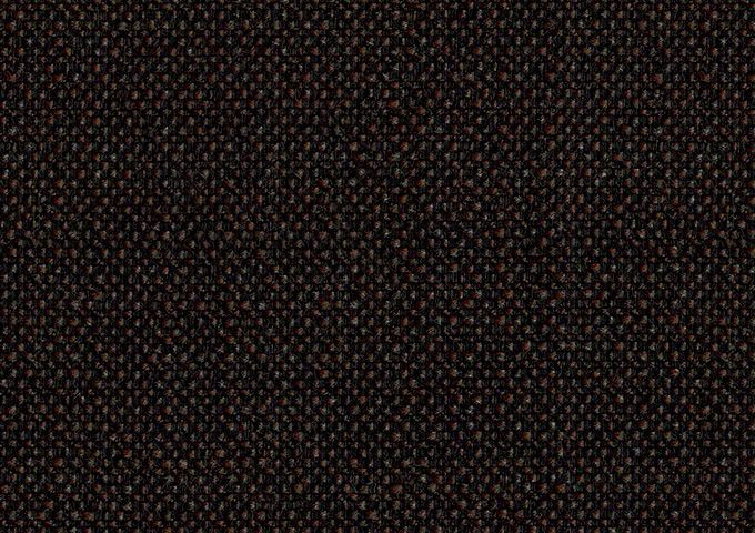 Gros plan de tissu Sunbrella Savane brun tourbe très foncé avec un tissage texturé serré.