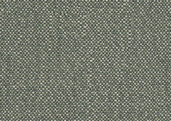 Gros plan de tissu Sunbrella Savane vert mousse avec un tissage moucheté offrant un relief tactile.