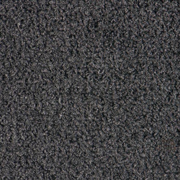Échantillon de tissu Agora Signature Soul de couleur gris graphite foncé avec texture bouclée dense.