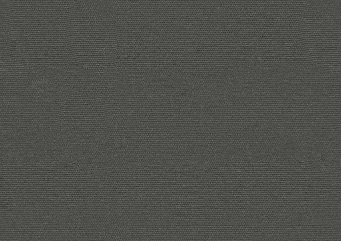 Tissu extérieur California de couleur gris taupe foncé avec texture tissée dense.