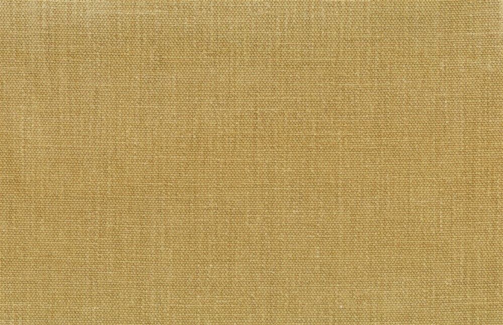 Tissu d'ameublement Bergamo jaune moutarde, texture tramée serrée idéale pour des assises ou rideaux.