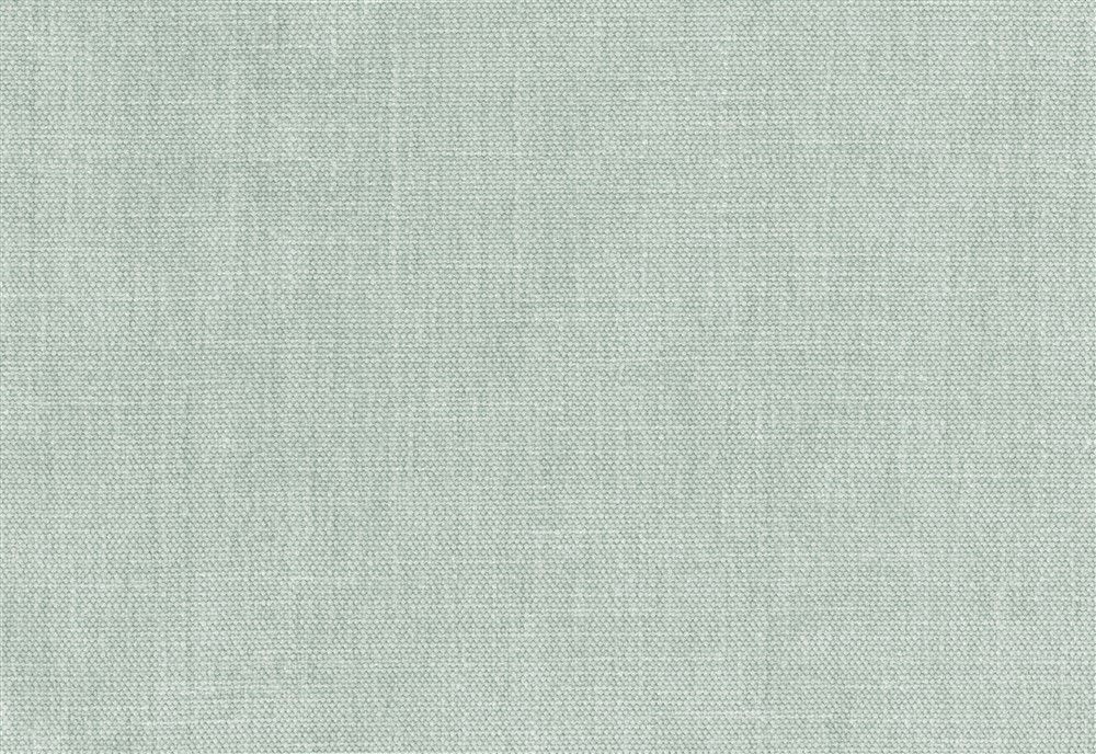 Échantillon de tissu Bergamo vert amande très clair, tissage régulier aspect fibre naturelle.