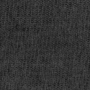 Tissu Bernard noir ébène, aspect textile quadrillé avec une texture dense pour un design moderne et sobre.