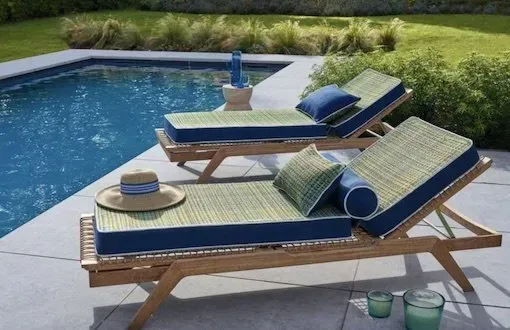 coussin bain de soleil sur mesure