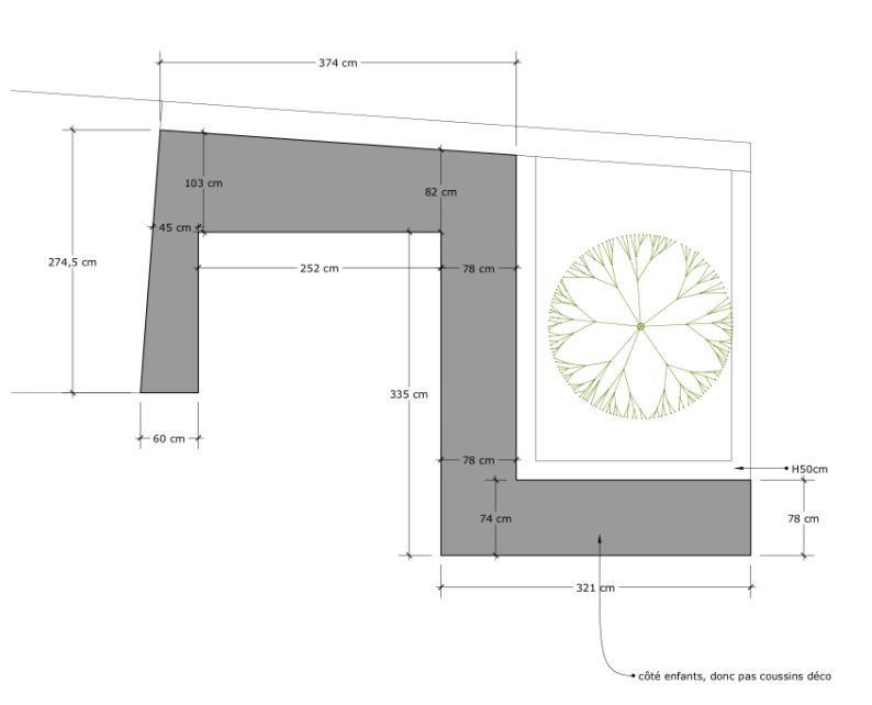 coussin extérieur sur mesure