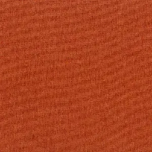 Tissu Kyrios terracotta orangé, texture tramée chaleureuse pour un mobilier d'intérieur dynamique.
