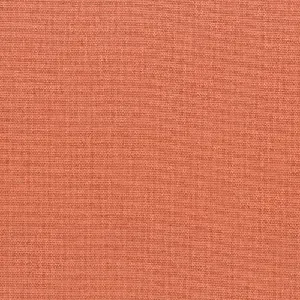 Échantillon de tissu Kyrios orange melon, tissage texturé bicolore offrant un relief naturel et chaleureux.