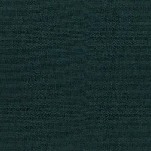 Échantillon de tissu Kyrios bleu pétrole foncé, tissage dense et robuste avec un fini mat contemporain.