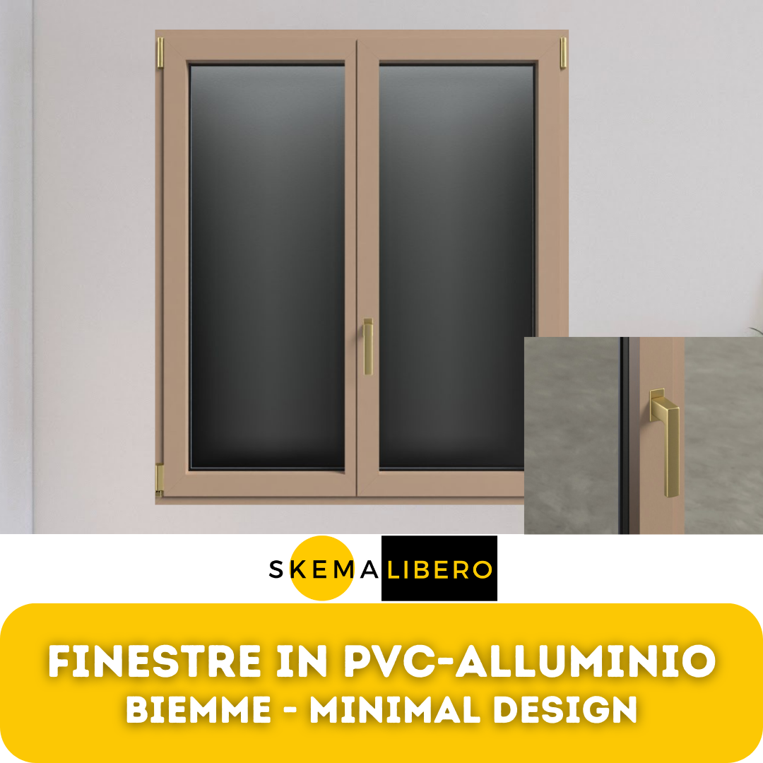 inversa biemme finestre serramwnto ibrido pvc alluminio finestre e infissi in alluminio a taglio termico biemme minimal design