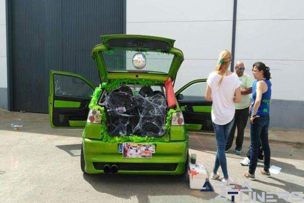 5ª Concentración Tuning Internacional Torremejía
Imagen del reportaje revista Tuning Area4tuners.es, concentración de coches Tuning del año 2016 en Torremejía, Cáceres, España