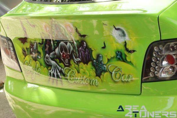 10ª Concentración Quijote Tuning
Imagen del reportaje revista Tuning Area4tuners.es, concentración de coches Tuning del año 2015 en Bolaños Calatrava, Ciudad Real, España