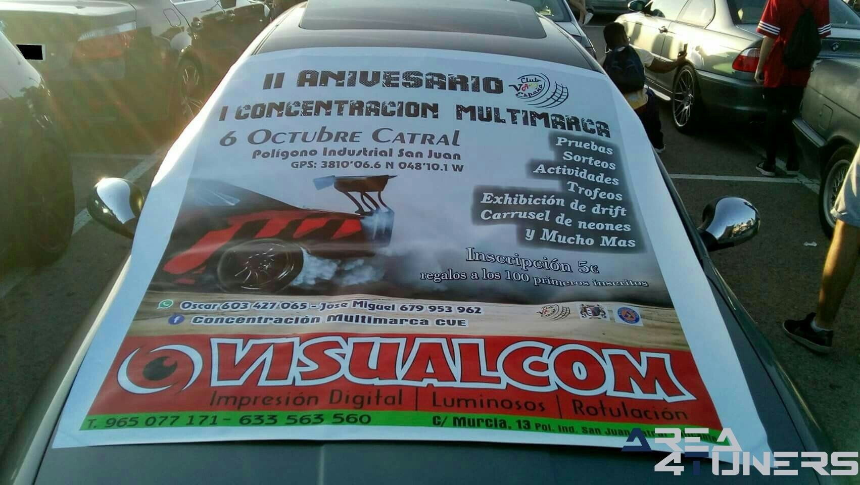 1ª Kdd Thader Coches Tuning Y Motos
Imagen del reportaje revista Tuning Area4tuners.es, concentración de coches Tuning del año 2018 en Murcia, España