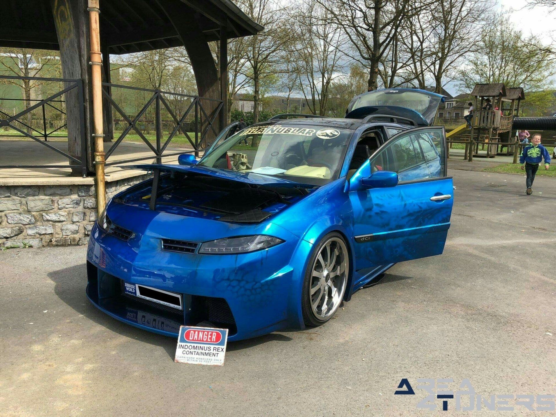 Meeting Pour Flora
Imagen del reportaje de la revista Tuning Area4tuners.es, de la
concentración de coches Tuning del año 2018 en Vireux-Molhan Francia