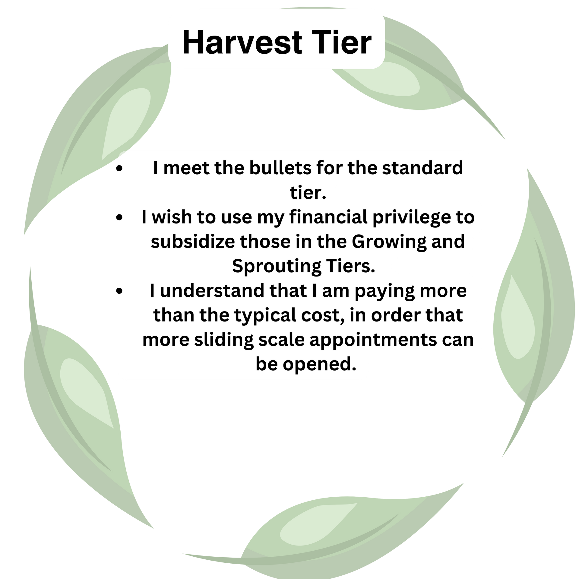 Harvest Tier