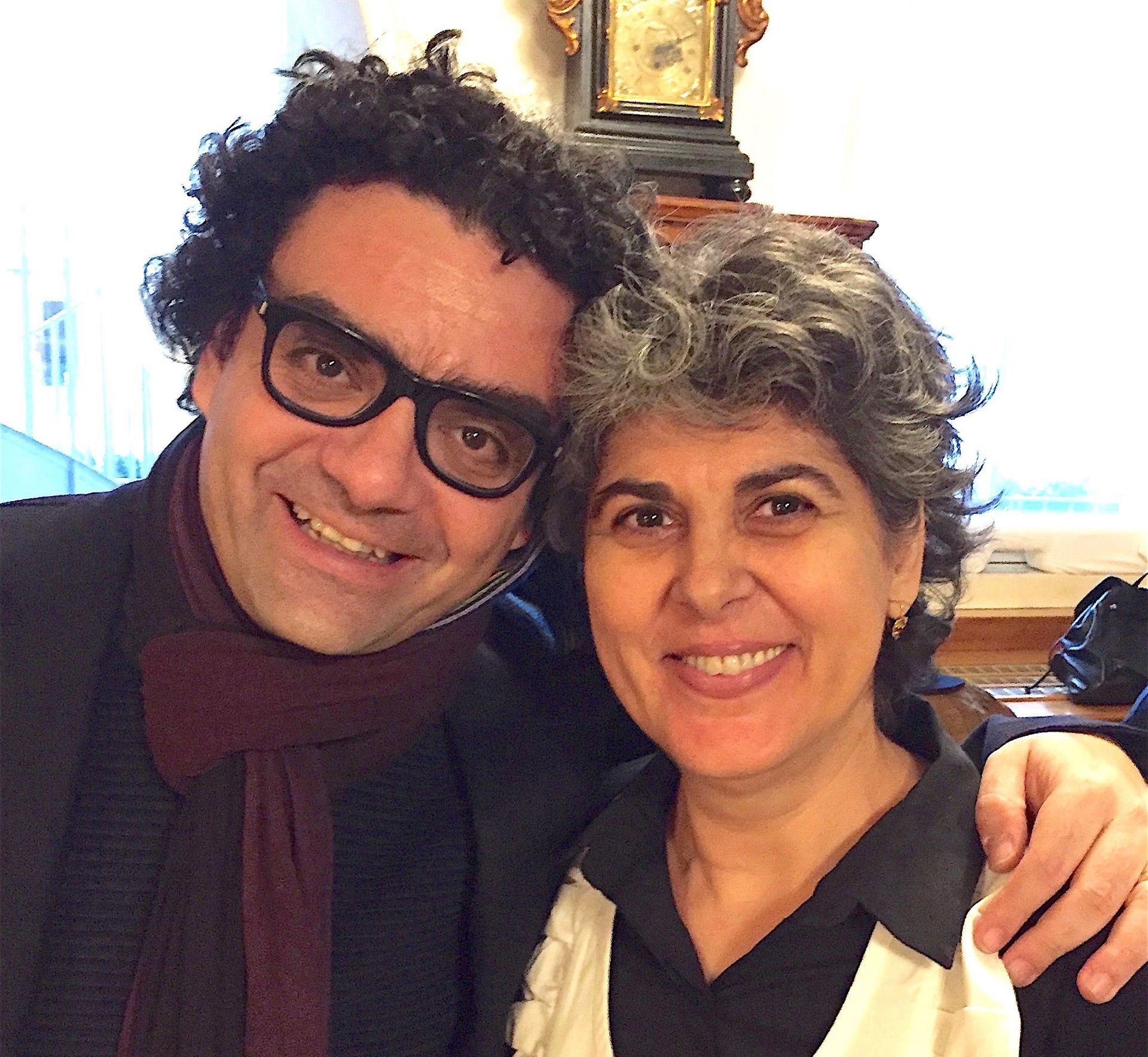 Florentina Rinnerthaler mit Rolando Villazón.