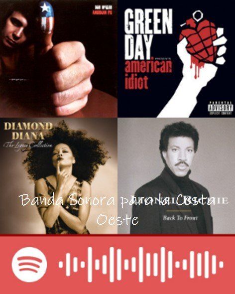 Código Spotify Playlist Banda Sonora para la Costa Oeste