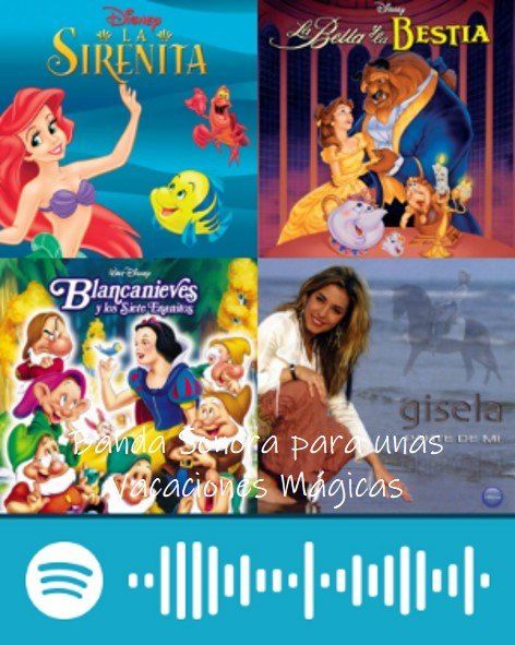 Código Spotify Playlist Banda Sonora para unas Vacaciones Mágicas