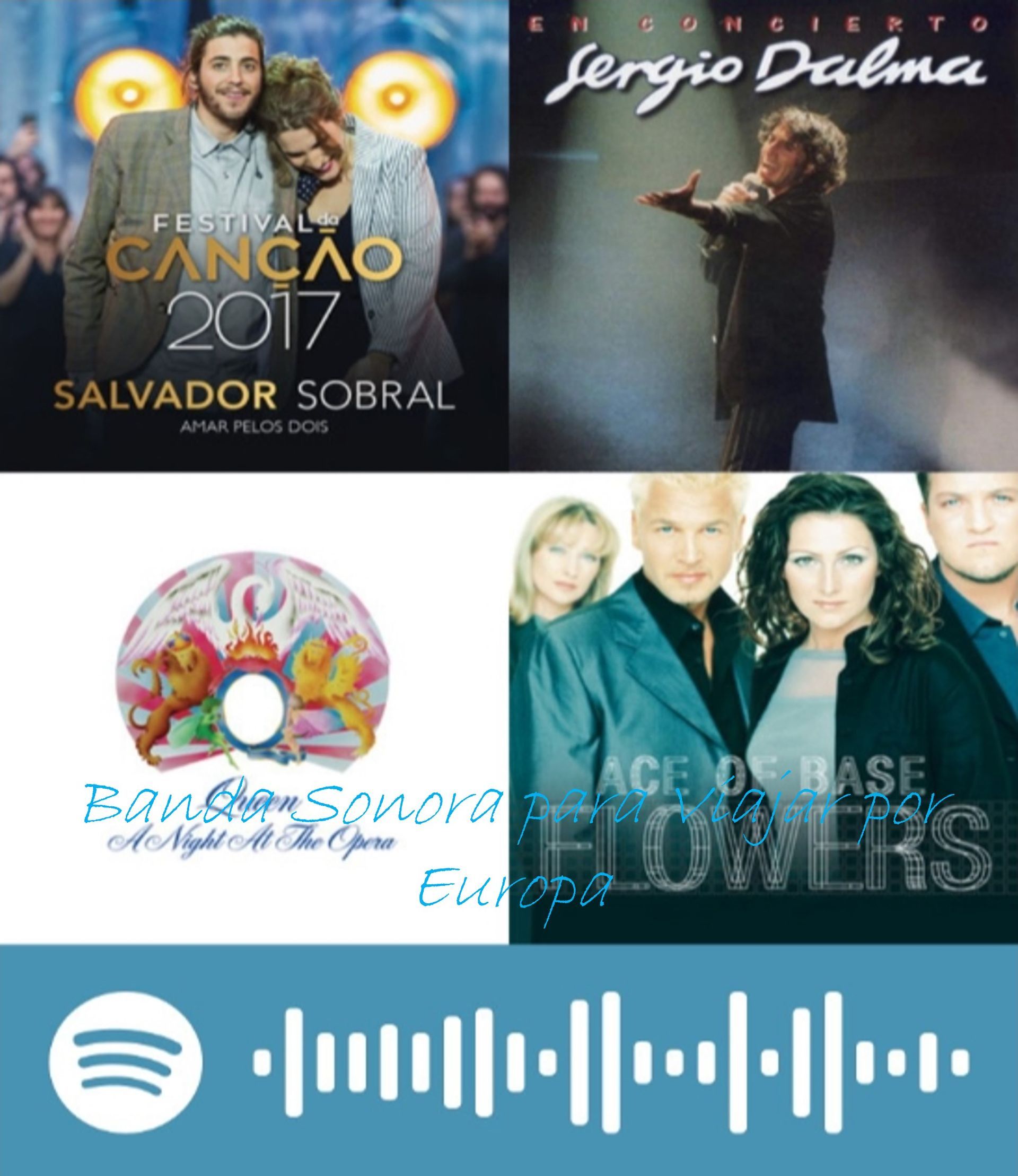 Código Spotify Playlist Banda Sonora para Viajar por Europa