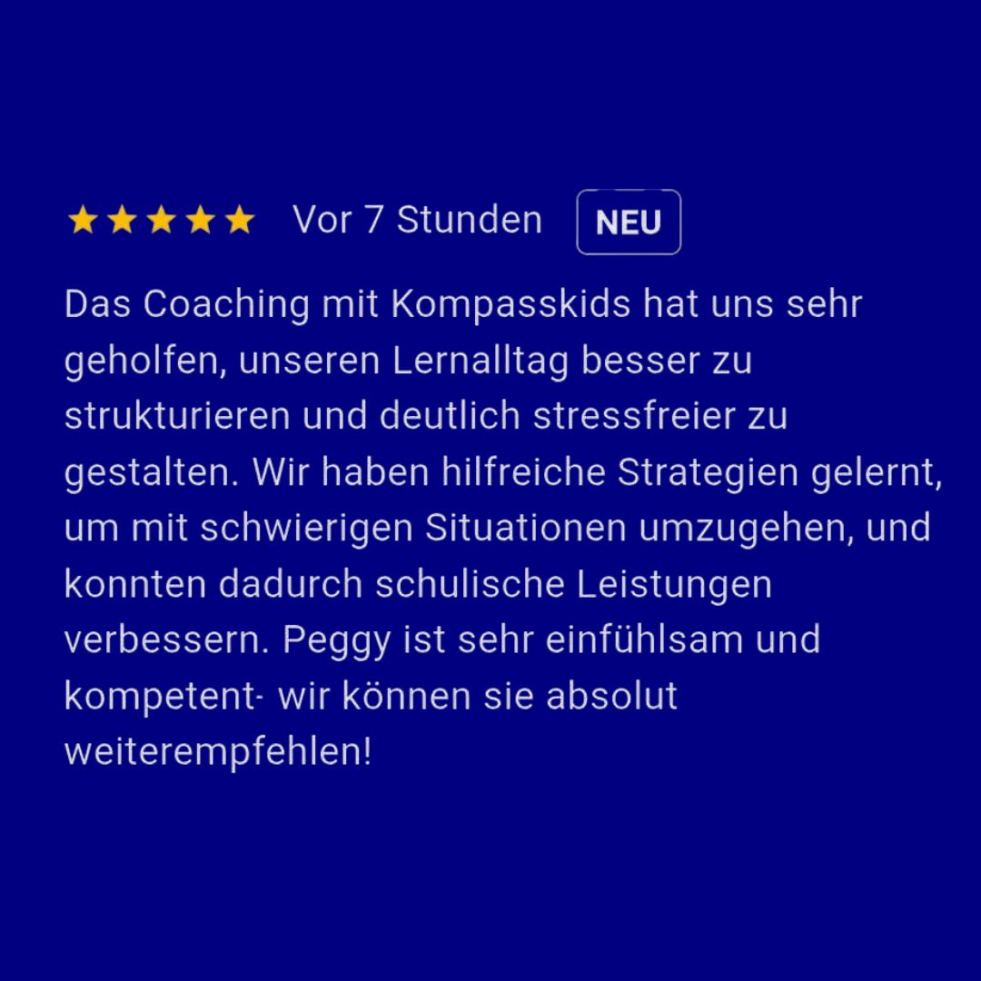 5 Sterne Google Rezension KompassKids