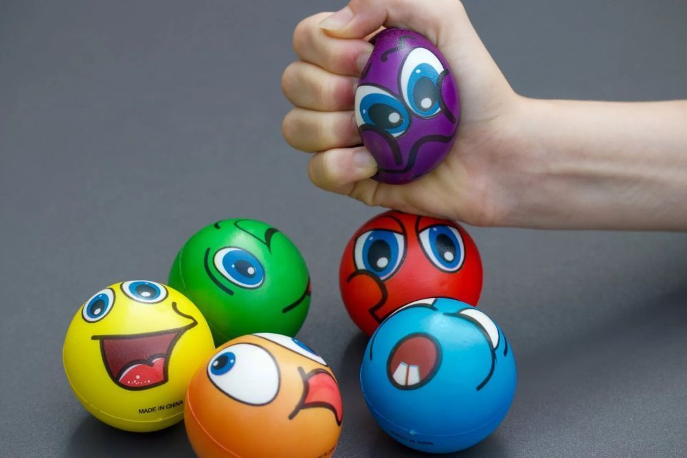 Stressbälle mit Gefühlen Stressbälle - gut zum Stressabbau