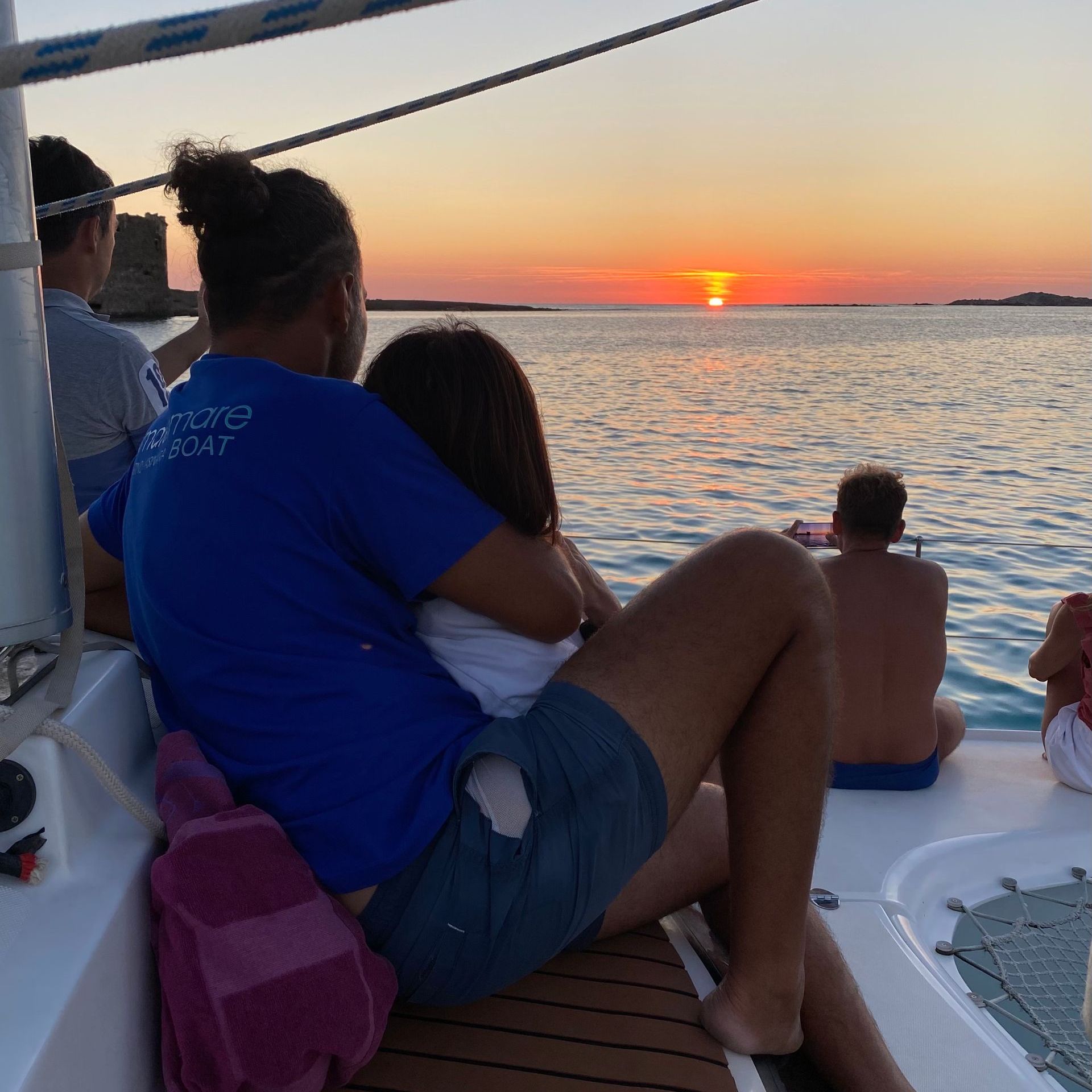 escursione in barca al tramonto asinara