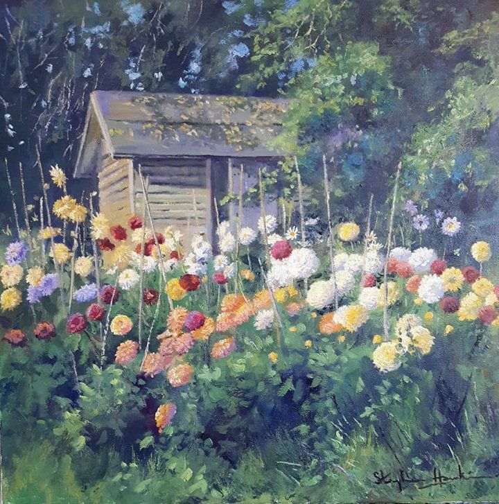 Landscape painter Stephen Hawkins