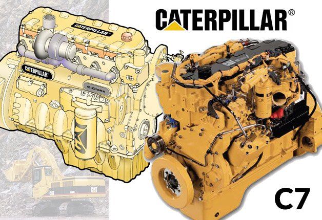 Caterpillar engine brand-look improvement