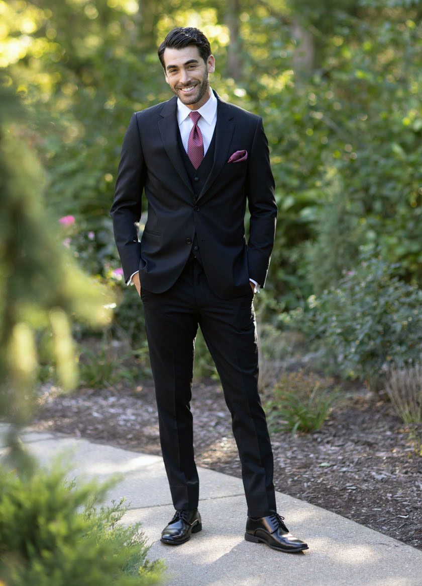 wedding prom black tuxedo suit men's formalwear for rent or buy Tan slim fit