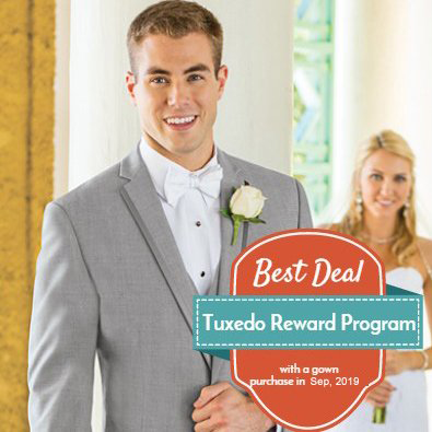 Tuxedo Suit Rentals Rewards Free Groom's Tuxedos