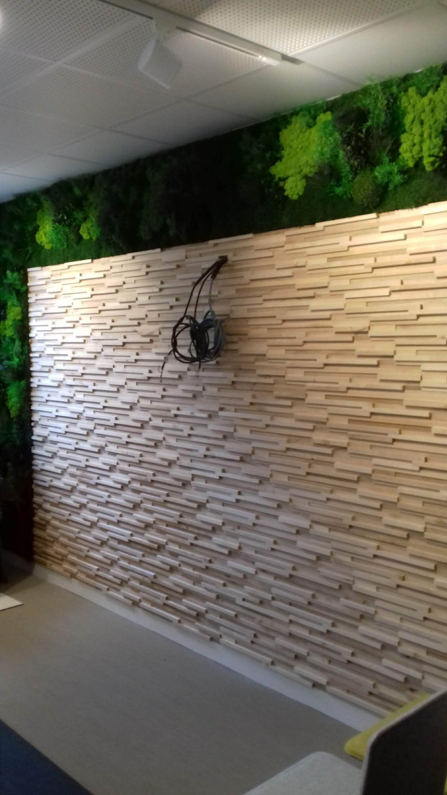 revetement mural en bois massif