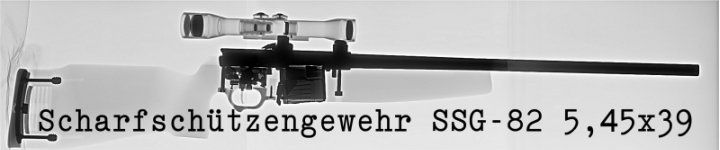 Röntgenaufnahme des SSG-82 Röntgenaufnahme des SSG-82