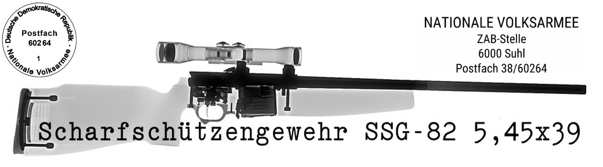 Röntgenaufnahme des SSG-82 Röntgenaufnahme des SSG-82