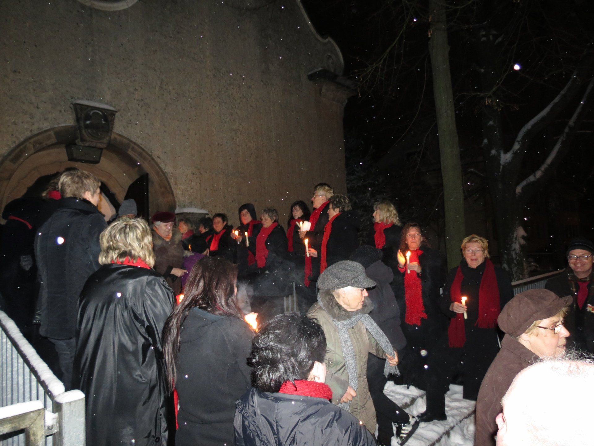 nach dem Weihnachtskonzert in Lauta