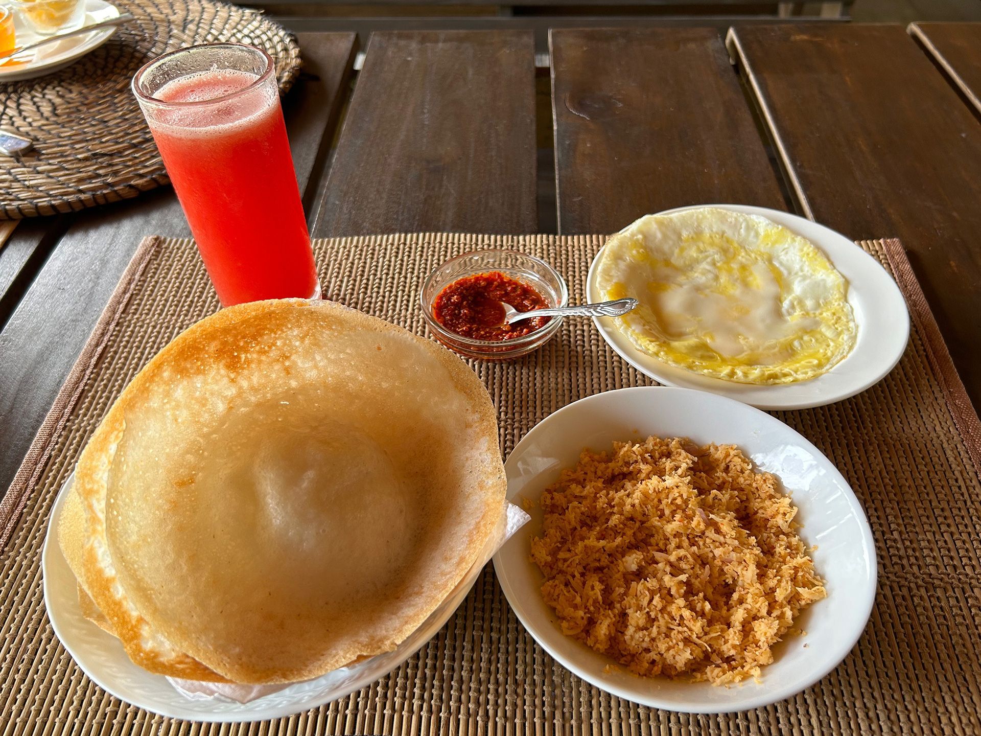 Authentic homemade dinner Authentic Sri Lankan homemade dinner