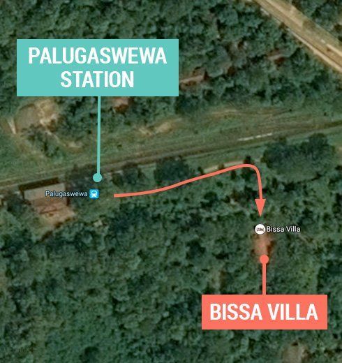 How to get to Bissa Villa from Palugaswewa station
