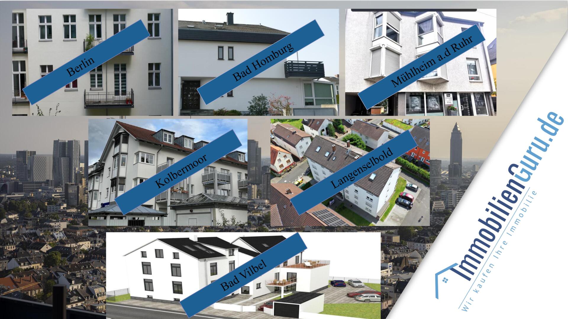 ImmobilienGuru.de-Referenzen, Collage angekaufter Objekte