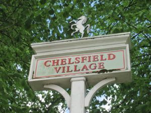 Chelsfield Village sign