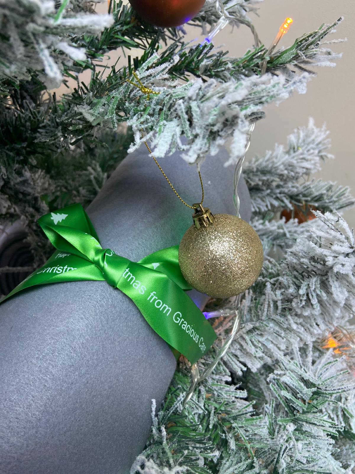 Customer gift at Christmas - blanket