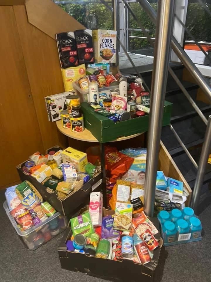 Food bank donations
