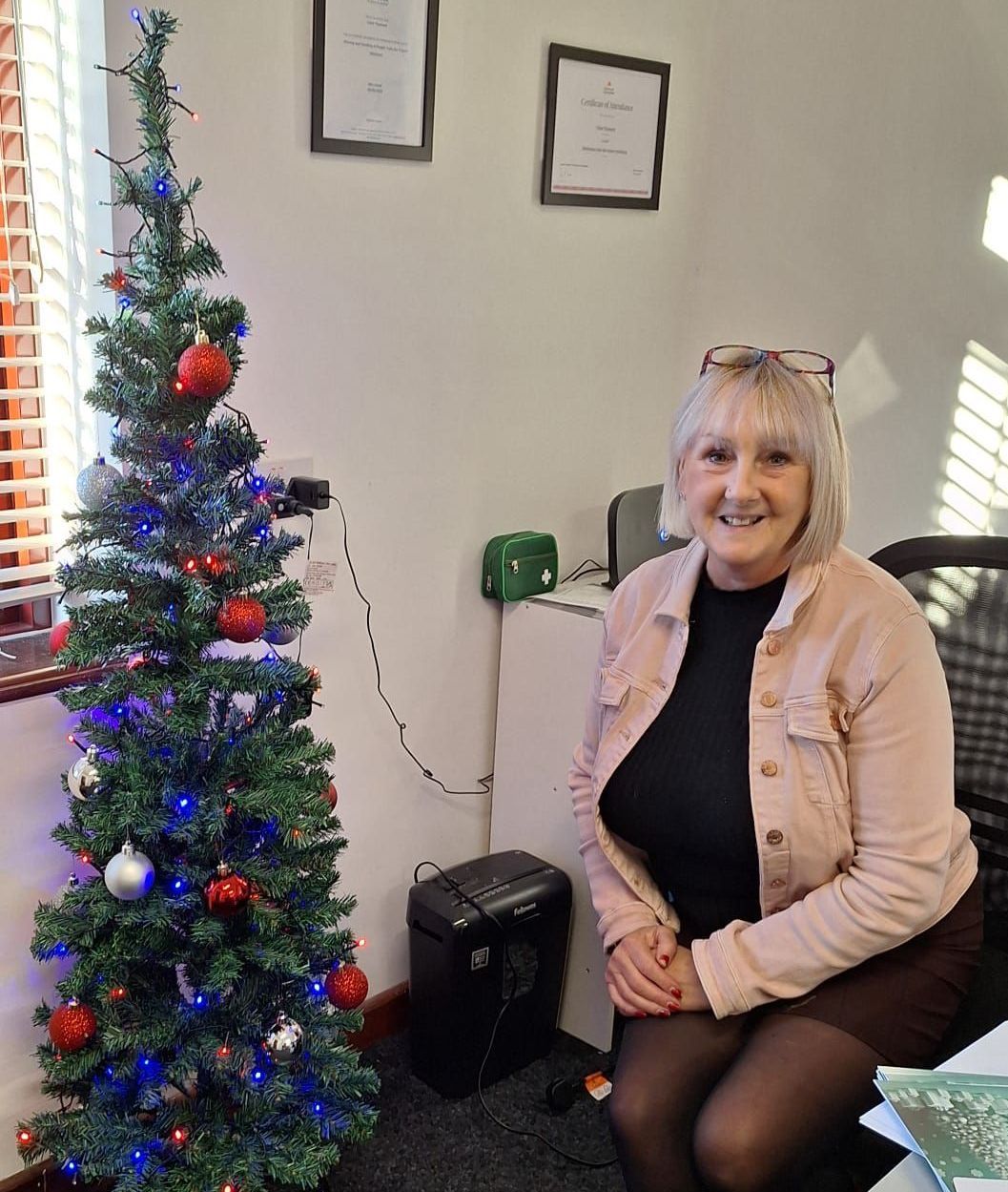 Robertsbridge office ready for Christmas