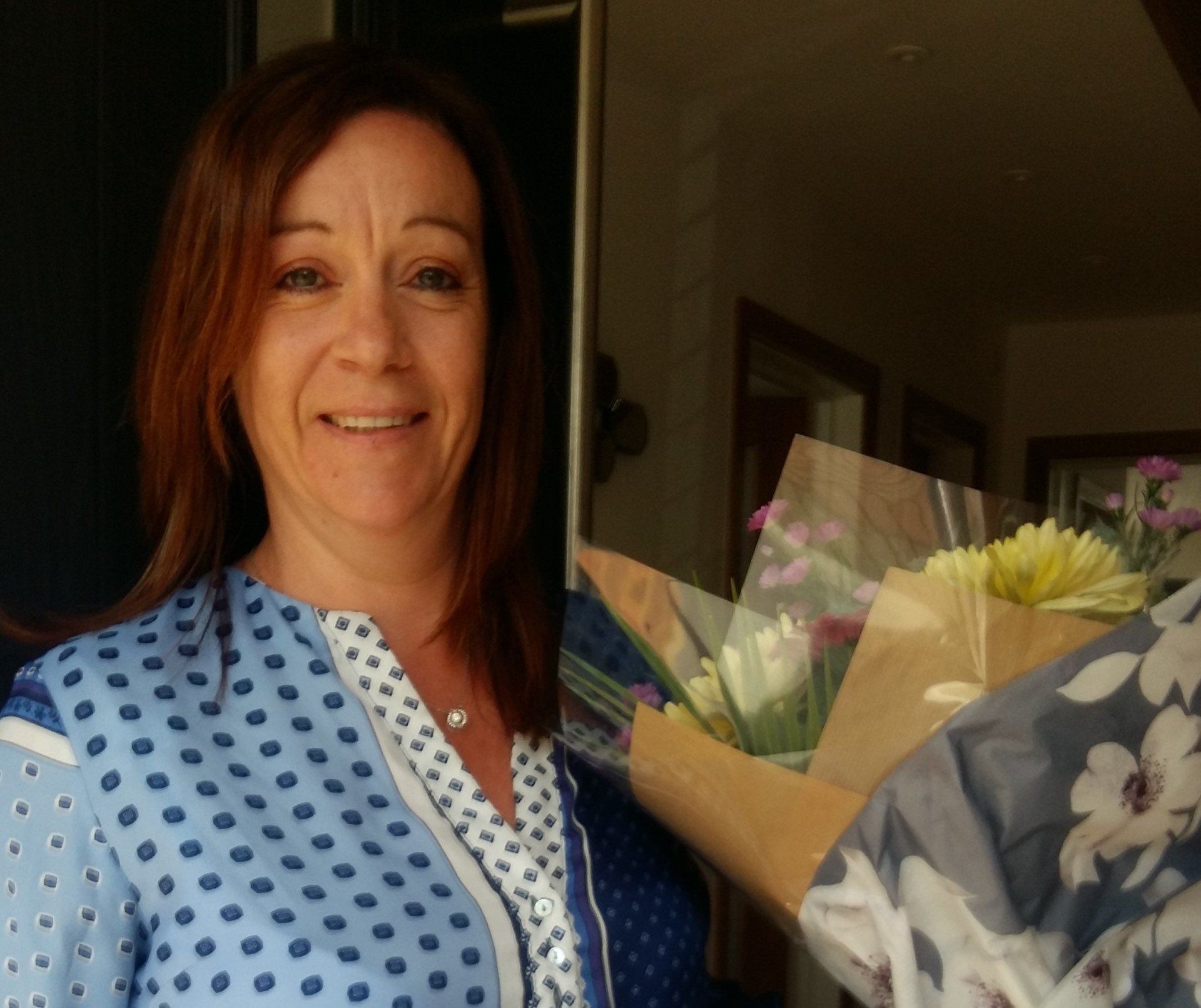 Carer of the month certificate presentation