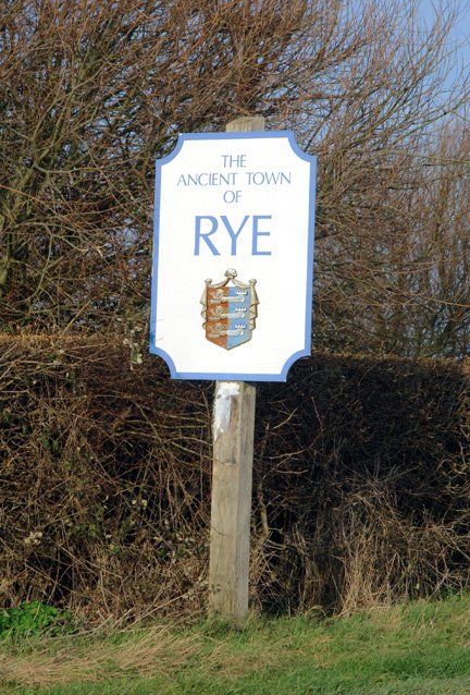 Rye Town Sign