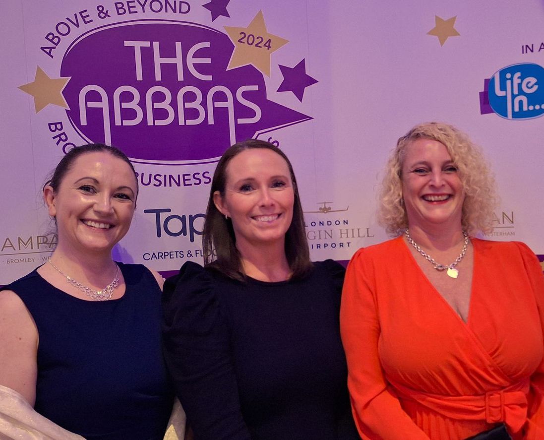 Staff at the 'Above and Beyond Bromley Business Awards' ceremony