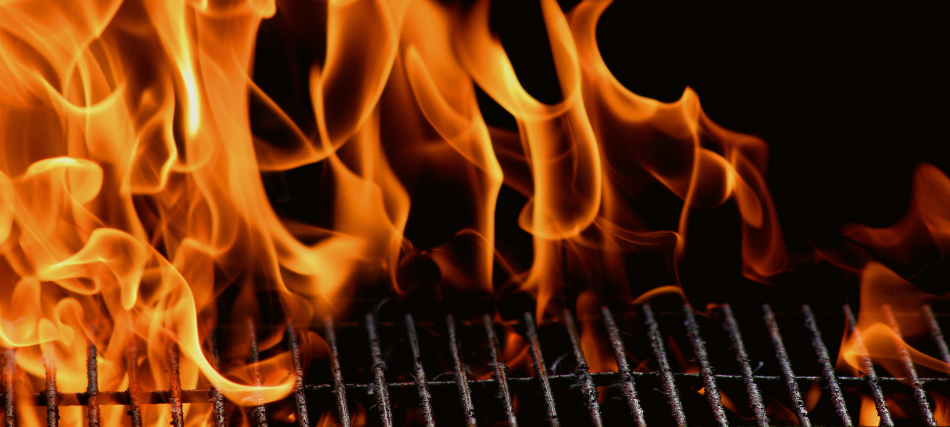 A delicious meal cooking on a campfire grill in a beautiful wilderness setting.