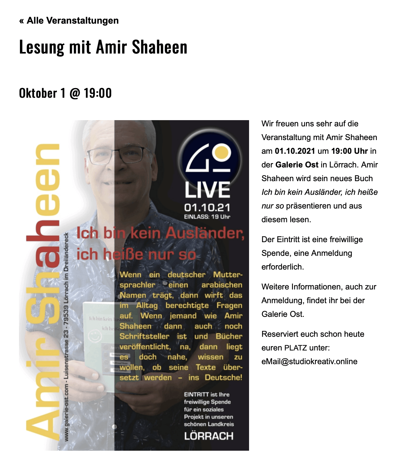 Galerie Ost - Steffen Maria Ost - Sbaiglio - Mancini Olivenöl - repros - Kunstgemälde - KERAMIK - sommeratelier - KUNST