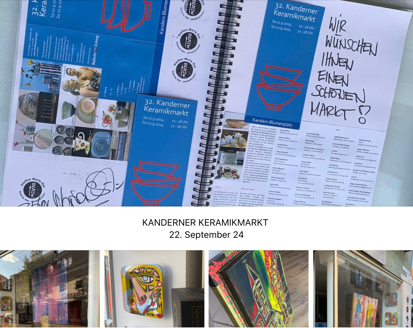 Galerie Ost - Steffen Maria Ost - Sbaiglio - Mancini Olivenöl - repros - Kunstgemälde - KERAMIK - sommeratelier - KUNST