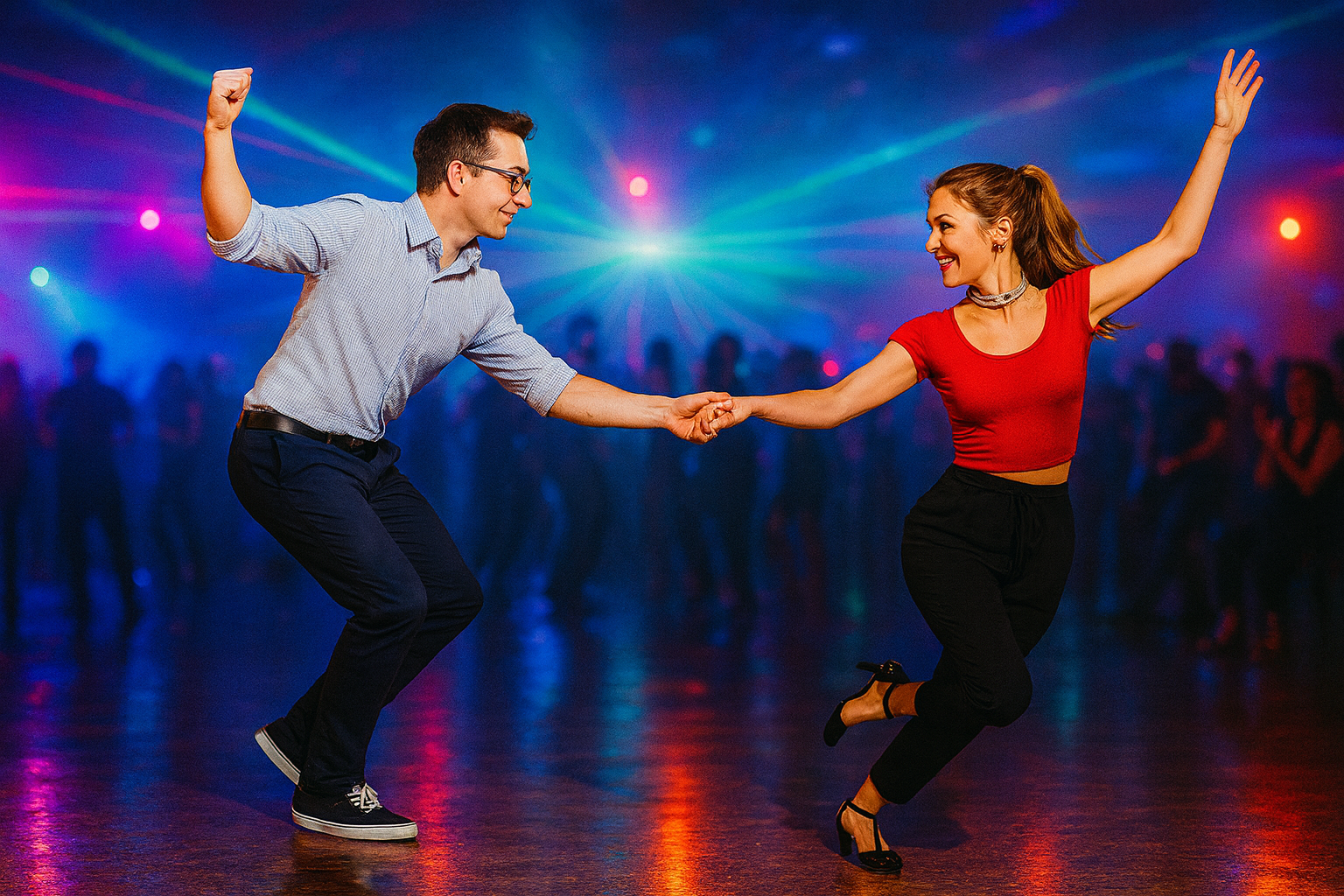 Boogie oder West Coast Swing in Salzburg. in der Tanzschule Tanzstern in Salzburg