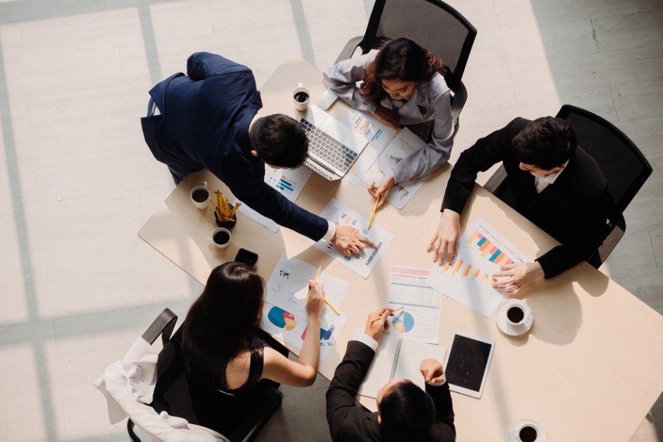 meeting for business stats